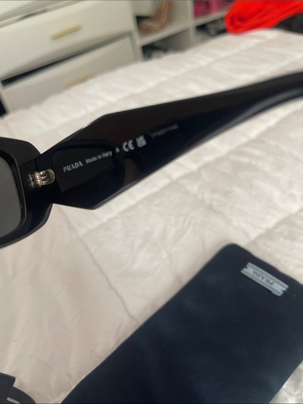 Prada Black Sunglasses - Picture 6 of 7